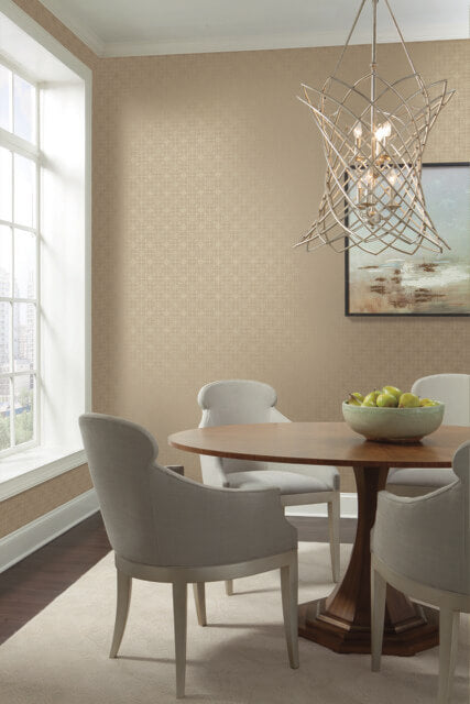 media image for Gilded Wallpaper in Brown from the Moderne Collection by Stacy Garcia for York Wallcoverings 249