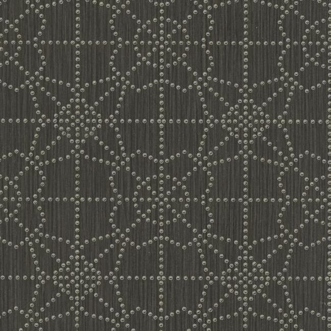 media image for sample gilded wallpaper in graphite from the moderne collection by stacy garcia for york wallcoverings 1 251