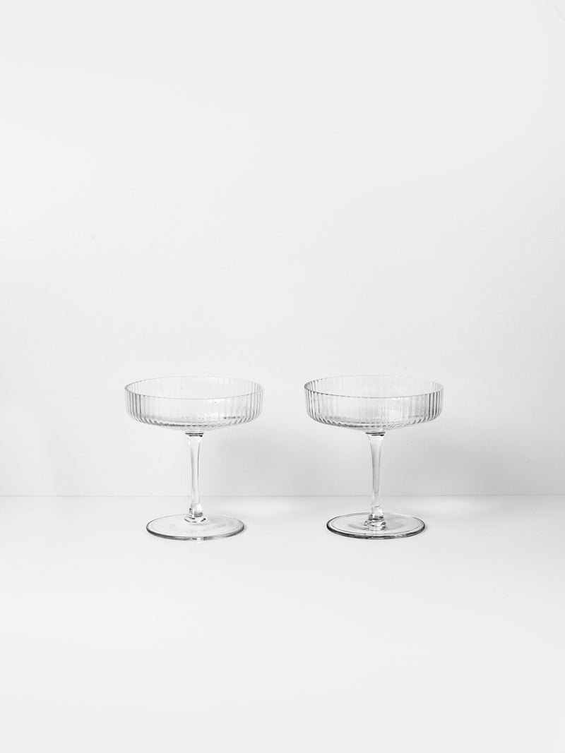 media image for Ripple Champagne Saucer - Set Of 2 by Ferm Living 297