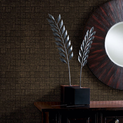 product image for Glint Distressed Geometric Wallpaper in Black from the Polished Collection by Brewster Home Fashions 4