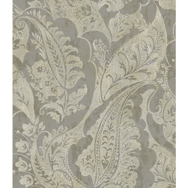media image for sample glisten wallpaper in dark grey and neutrals by seabrook wallcoverings 1 210