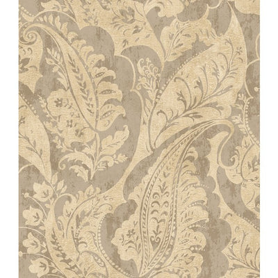 product image of Glisten Wallpaper in Grey and Beige by Seabrook Wallcoverings 510