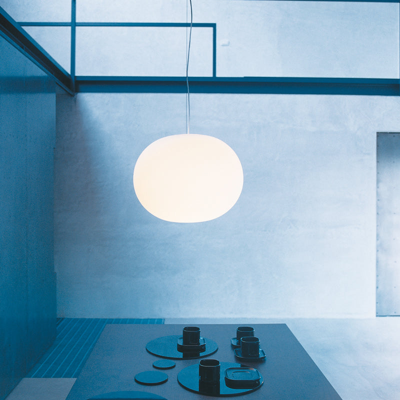 media image for Glo-Ball Glass Opal Pendant Lighting 229