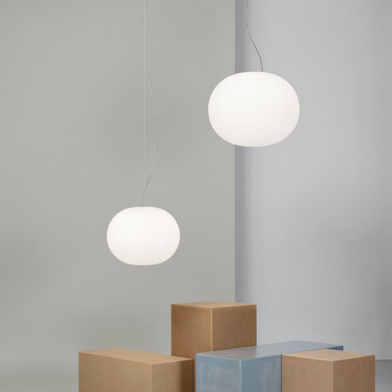media image for Glo-Ball Glass Opal Pendant Lighting 214