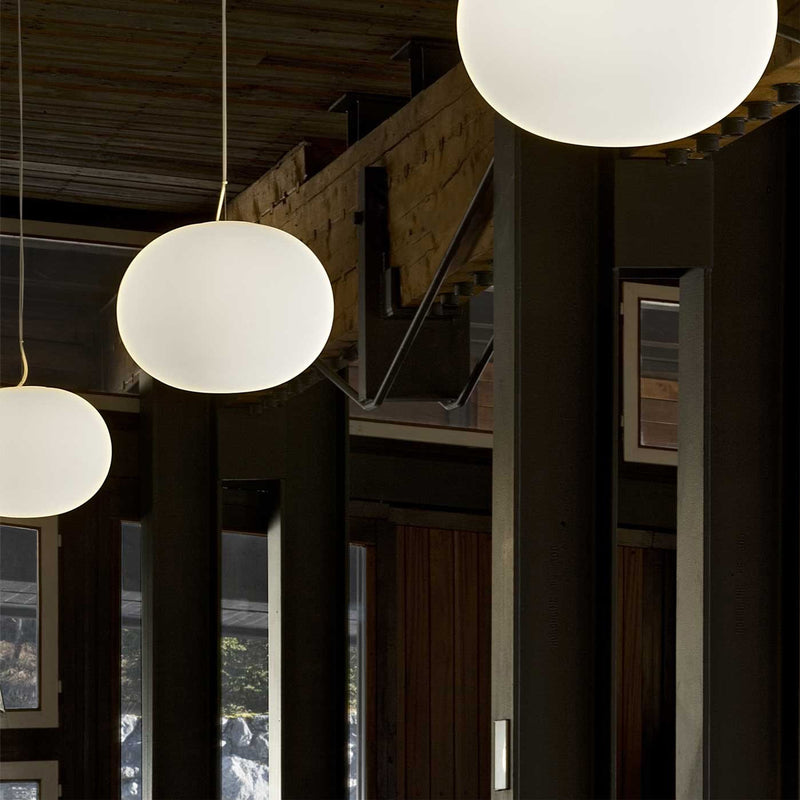 media image for Glo-Ball Glass Opal Pendant Lighting 223