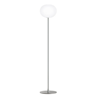 product image for Glo-Ball Glass and steel Floor Lighting in Various Colors & Sizes 99