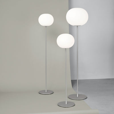 product image for Glo-Ball Glass and steel Floor Lighting in Various Colors & Sizes 8