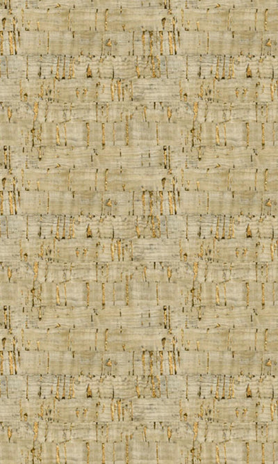 product image for Suber Cork-Like Gold Wallpaper by Walls Republic 90