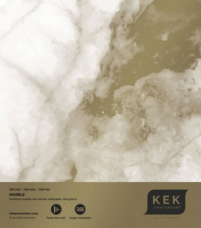 product image of sample gold metallic wall mural in engraved marble white by kek amsterdam 1 545