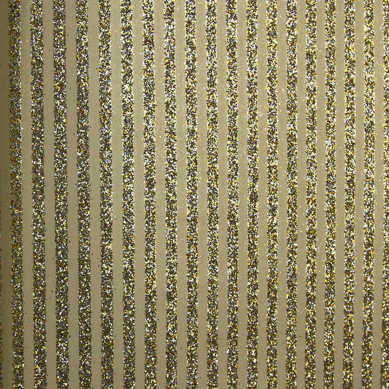 media image for Gold Glitter Stripes Wallpaper by Julian Scott Designs 223