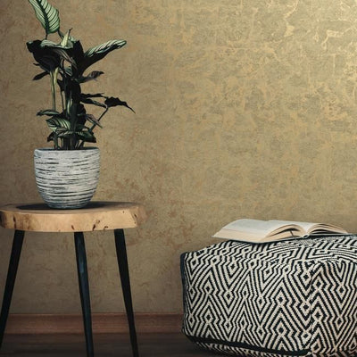 product image for Gold Leaf Peel & Stick Wallpaper in Gold by RoomMates for York Wallcoverings 76