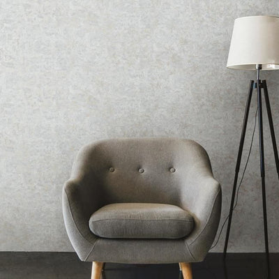product image for Gold Leaf Peel & Stick Wallpaper in Silver by RoomMates for York Wallcoverings 72