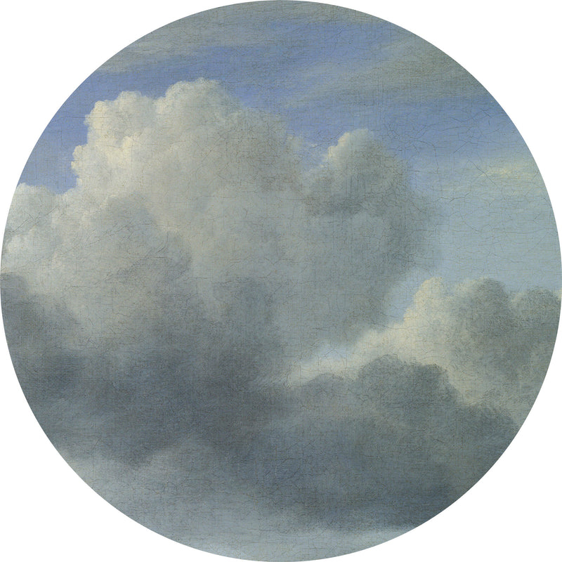 media image for Golden Age Clouds Grey Wallpaper Circle by KEK Amsterdam 243