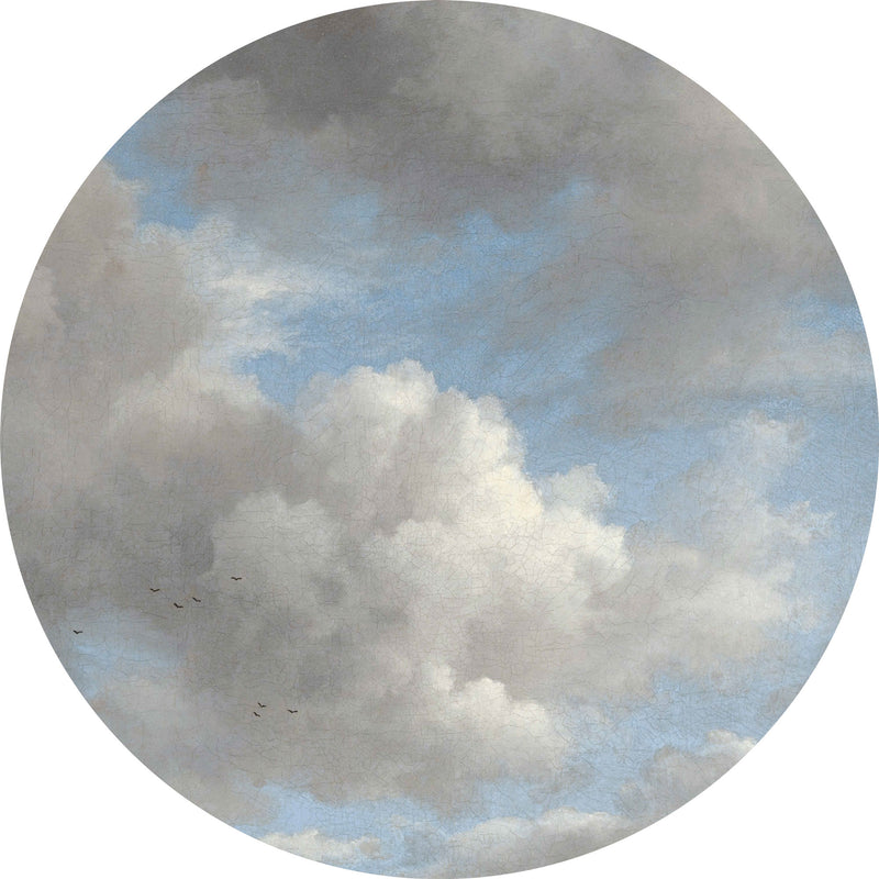 media image for Golden Age Clouds Wallpaper Circle by KEK Amsterdam 297