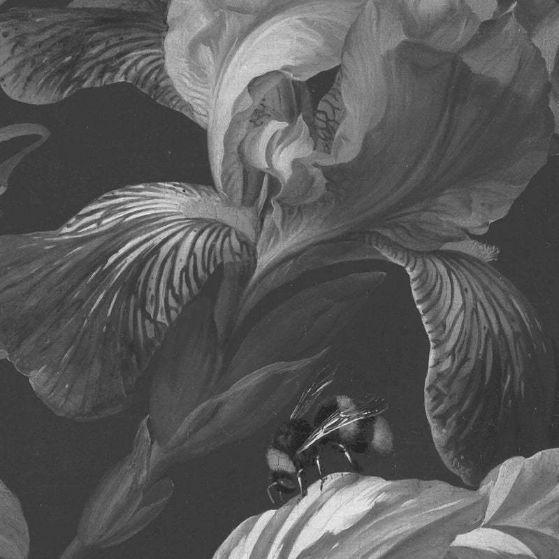 media image for Golden Age Flowers Wallpaper Circle by KEK Amsterdam 269