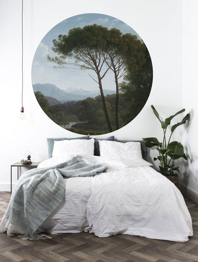 product image for Golden Age Landscape 2 Wallpaper Circle by KEK Amsterdam 53