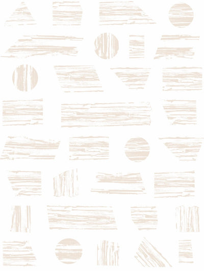 product image for Goldendale Wallpaper in Taupe on White by Thatcher Studio 55
