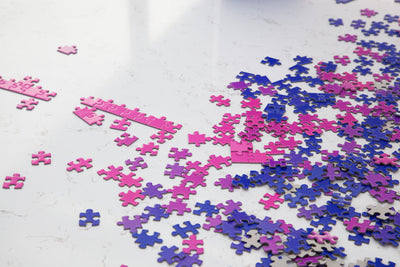 product image for Gradient Puzzle in Pink & Blue design by Areaware 28