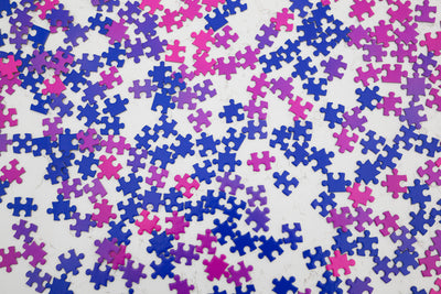 product image for Gradient Puzzle in Pink & Blue design by Areaware 87