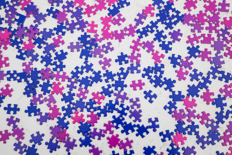 media image for Gradient Puzzle in Pink & Blue design by Areaware 262