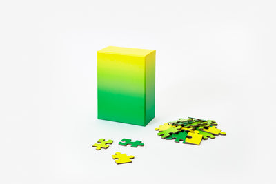 product image of Gradient Puzzle Small in Green & Yellow design by Areaware 569