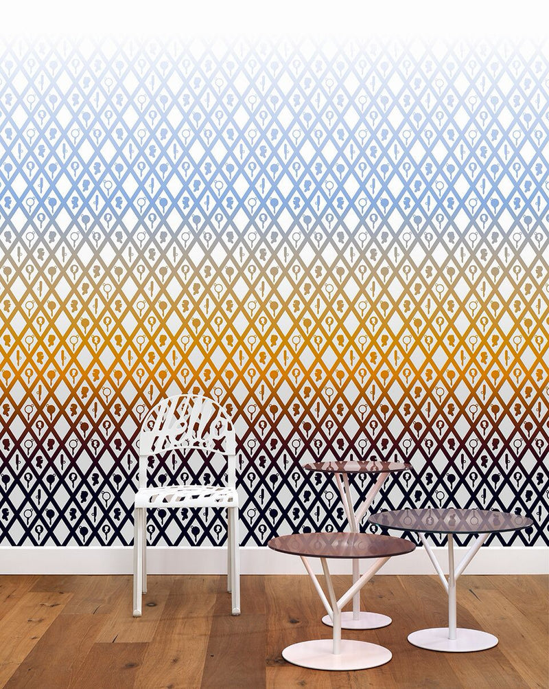 media image for Gradient Wall Mural in Multicolor by Thomas Eurlings for NLXL Lab 296