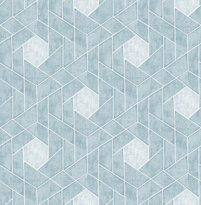 product image of sample granada geometric wallpaper in aqua from the scott living collection by brewster home fashions 1 562