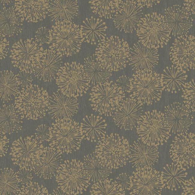 media image for Grandeur Wallpaper in Gold from the Botanical Dreams Collection by Candice Olson for York Wallcoverings 20