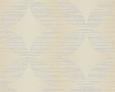 product image for Graphic Shapes Wallpaper in Beige and Cream design by BD Wall 27