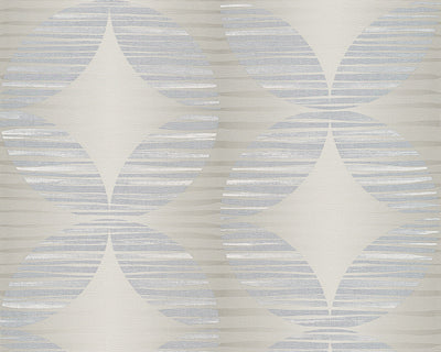 product image of sample graphic shapes wallpaper in grey and metallic design by bd wall 1 551