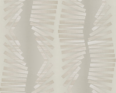 product image for Graphic Stripes Wallpaper in Beige and Grey design by BD Wall 13