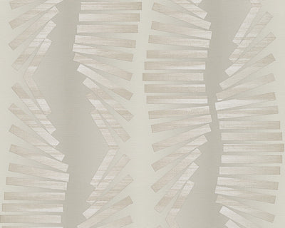 product image of sample graphic stripes wallpaper in beige and grey design by bd wall 1 567
