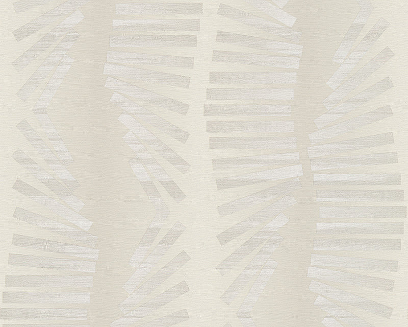 media image for sample graphic stripes wallpaper in beige design by bd wall 1 249