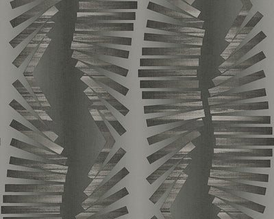 product image for Graphic Stripes Wallpaper in Grey design by BD Wall 3