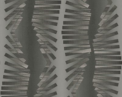 product image for Graphic Stripes Wallpaper in Grey design by BD Wall 24