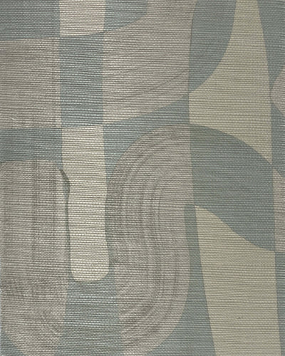 product image of Down the Rabbit Hole Grasscloth Wallpaper in Opal 568
