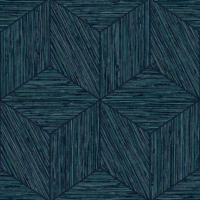 media image for Grasscloth Geo Wallpaper in Teal from the Exclusives Collection by Graham & Brown 23