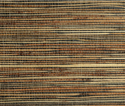 product image of sample grasscloth wallpaper in tan and iron from the elemental collection by burke decor 1 525