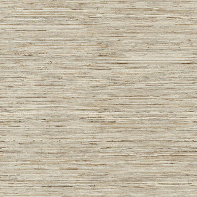 product image for Grasscloth Peel & Stick Wallpaper in Taupe and Gold by RoomMates for York Wallcoverings 75