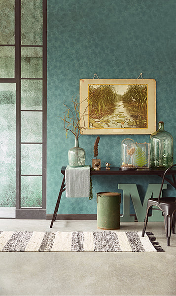 media image for Green Weathered Wall Mural by Eijffinger for Brewster Home Fashions 225