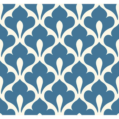 product image of Grenada Wallpaper in Blue from the Tortuga Collection by Seabrook Wallcoverings 571