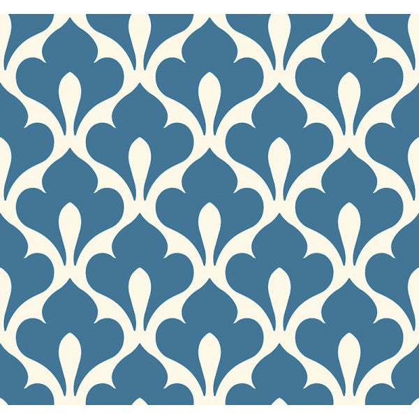 media image for Grenada Wallpaper in Blue from the Tortuga Collection by Seabrook Wallcoverings 238