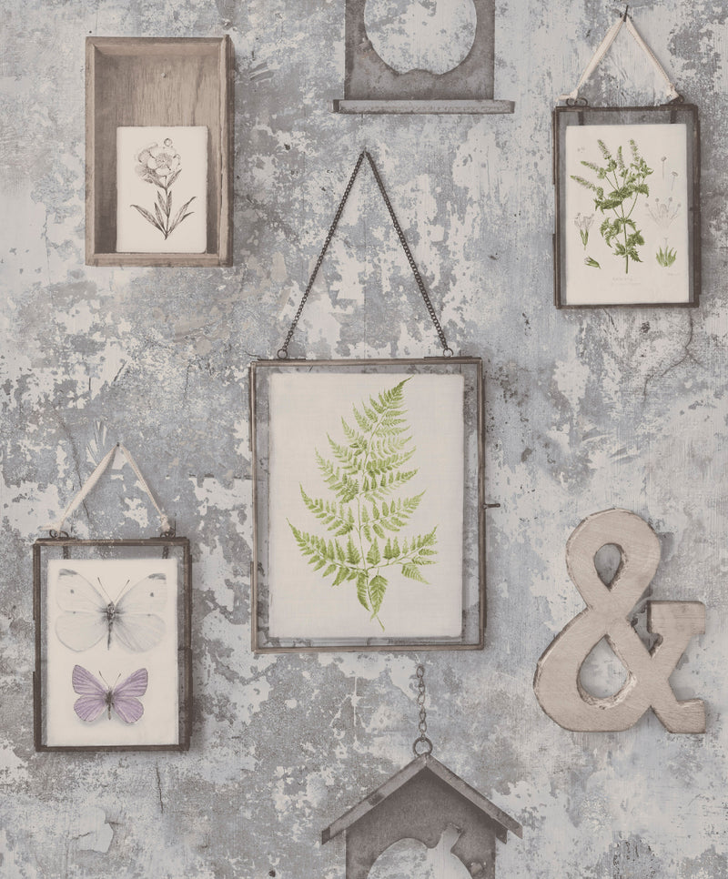 media image for Grey Decorative Faux Wall Wallpaper by Walls Republic 282