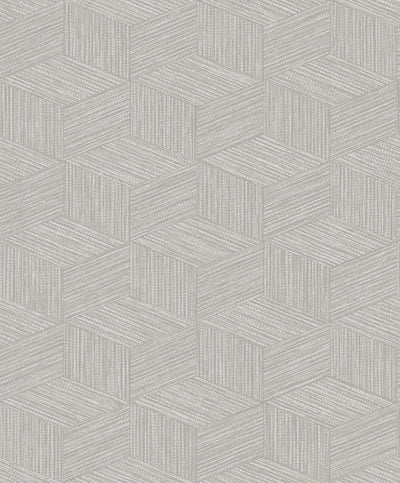 product image for Grey Dimensional Faux Grass Cloth Wallpaper by Walls Republic 74