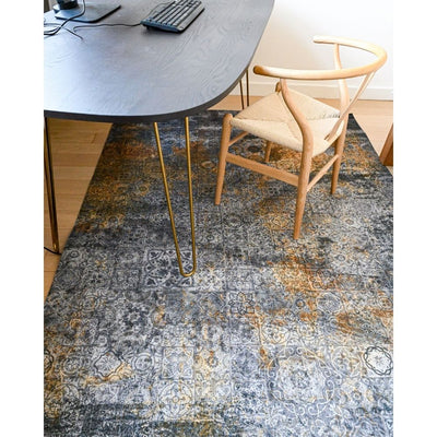 product image for Grey Fado Granite-Inspired Area Rug 7