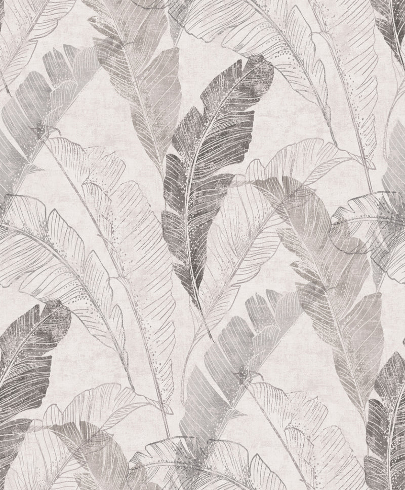 media image for Grey Illustrated Feathers Wallpaper by Walls Republic 258