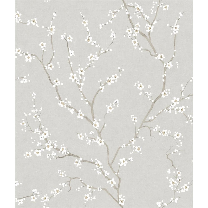 media image for Grey Cherry Blossom Peel & Stick Wallpaper by RoomMates for York Wallcoverings 288