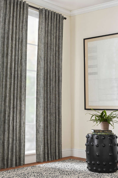 product image for Greylock Black Indoor/Outdoor Curtain Panel 2 83