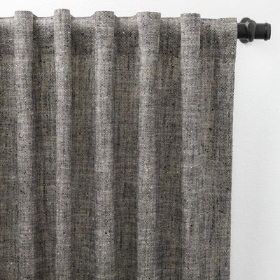 product image for Greylock Black Indoor/Outdoor Curtain Panel 1 38
