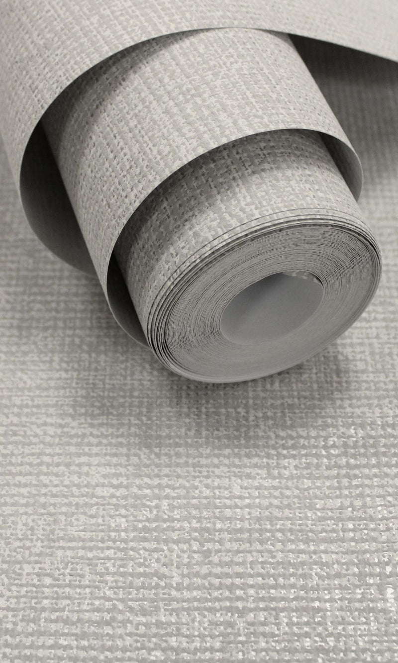 media image for Plain Grey Textured Metallic Wallpaper by Walls Republic 281